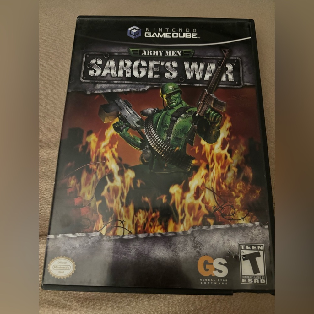 Nintendo GameCube, army men, Sarges war